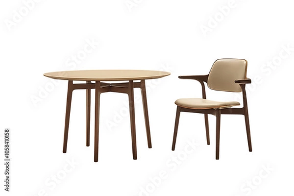 Fototapeta table and chairs