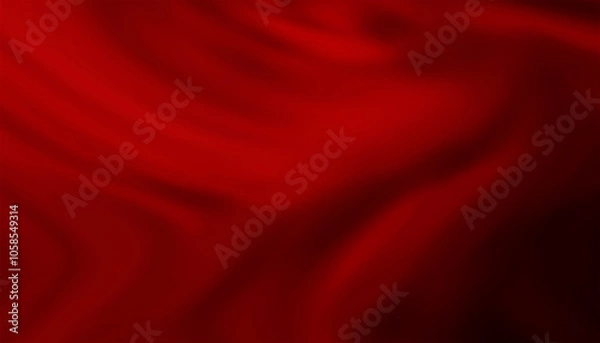 Fototapeta Bright Red abstract background with soft blurred diagonal lines