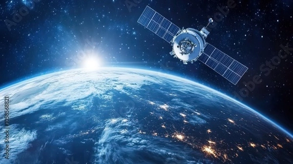 Fototapeta potential for international cooperation in exploring outer space