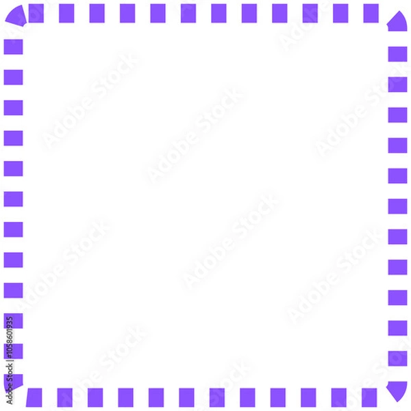 Fototapeta blue and white border