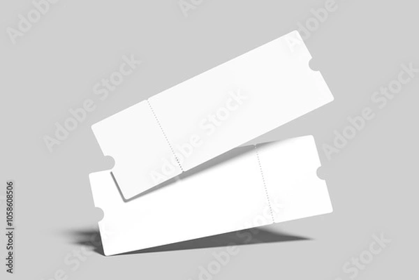 Obraz Ticket Blank Mockup