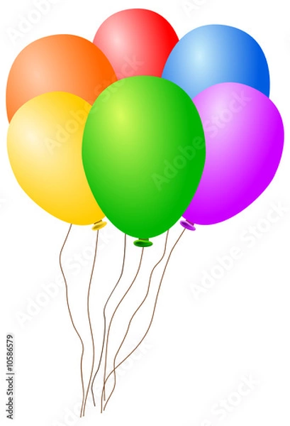 Fototapeta baloons - vector