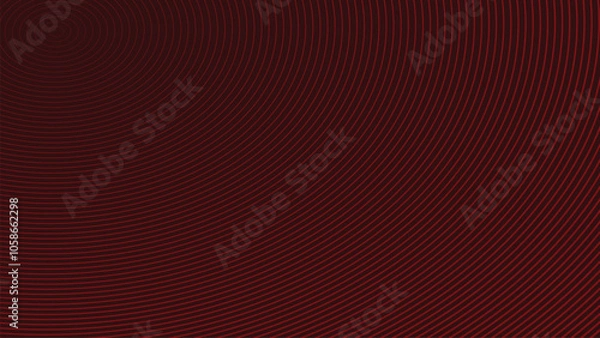 Fototapeta Dark Red line circle abstract background for backdrop or presentation