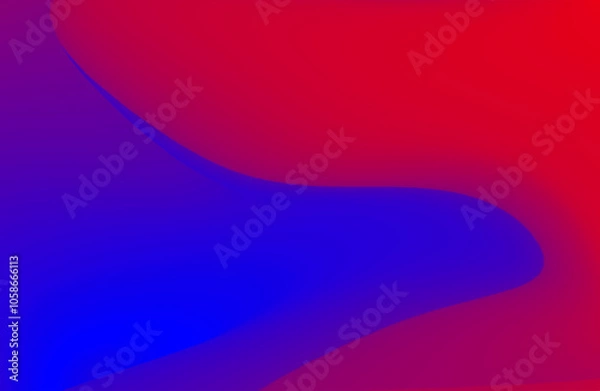 Obraz Abstract blue gradient pattern seamless red background