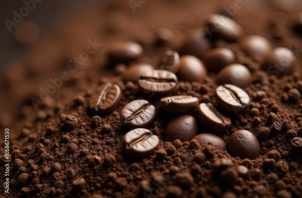Obraz roasted coffee beans