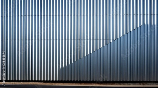 Fototapeta movement metal corrugated