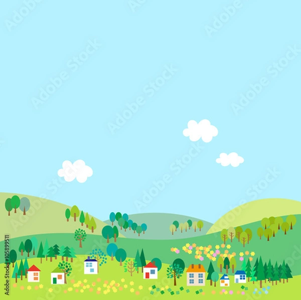 Fototapeta 風景　春