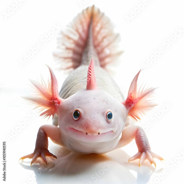 Obraz Axolotl Isolated