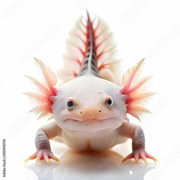 Obraz Axolotl Isolated