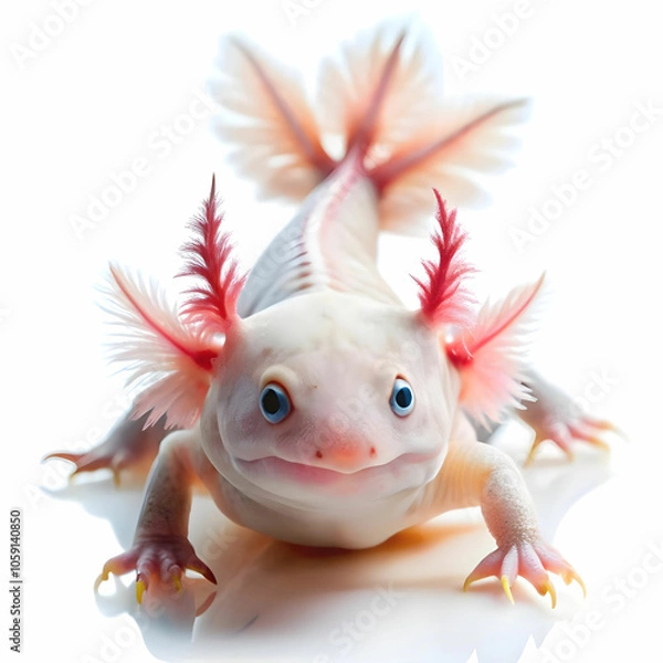 Obraz Axolotl Isolated