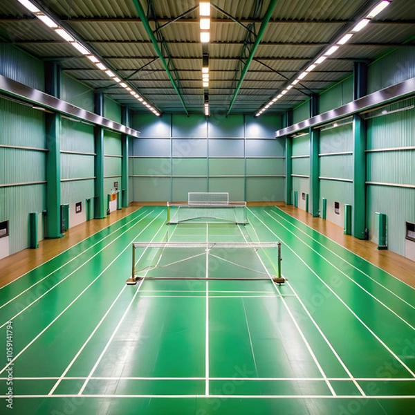 Fototapeta badminton isolated