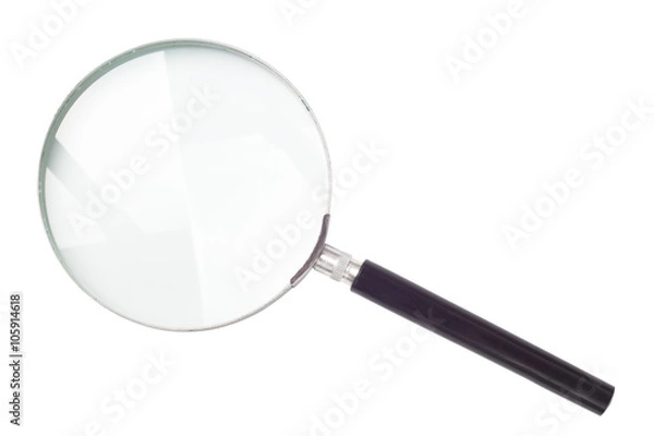 Obraz Magnifying glass magnifying on