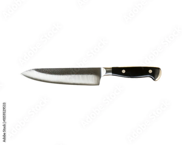 Fototapeta Knife is shown on a white background. on Isolated transparent background