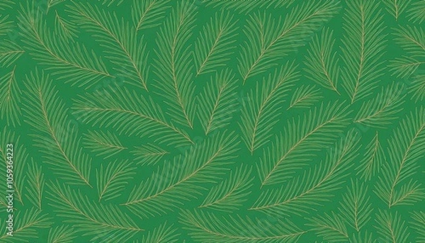 Obraz calm christmas pine tree background