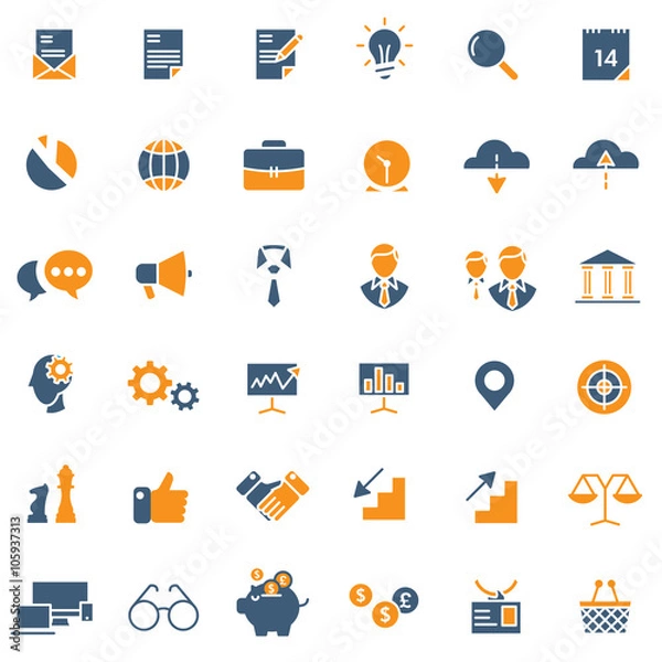 Fototapeta Business icons set