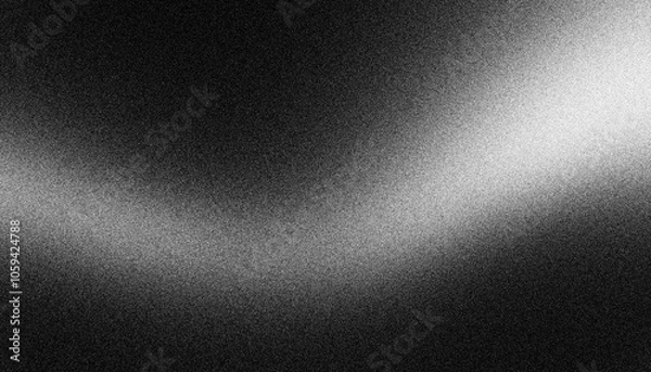 Fototapeta gray gradient wallpaper, brutalist banner, grain texture, digital noise