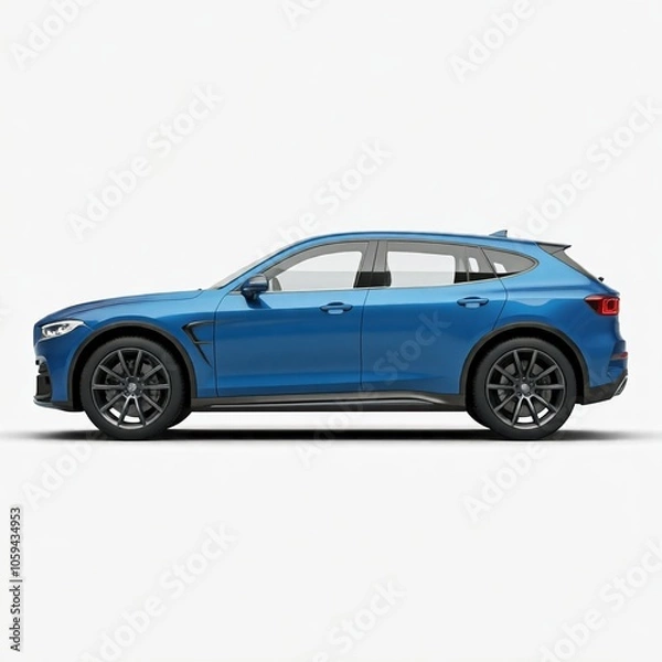 Obraz SUV on white background