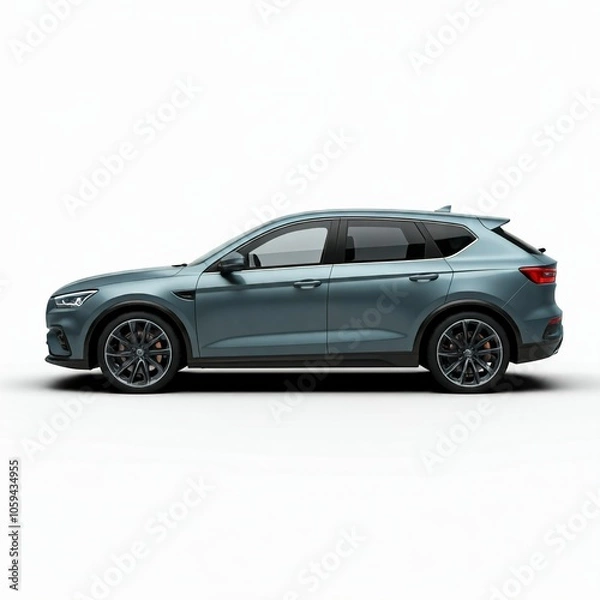 Obraz SUV on white background