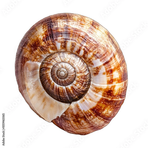 Fototapeta seashell isolated on white background