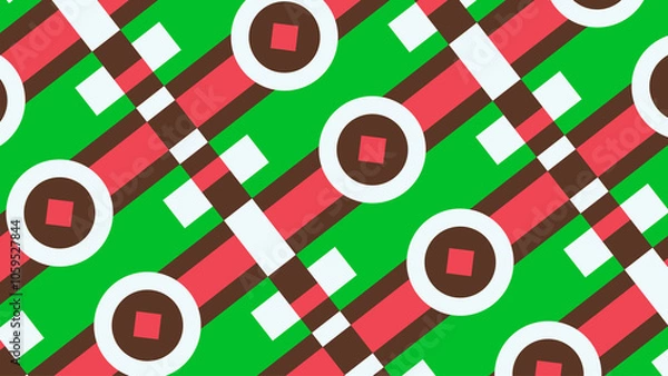 Obraz seamless pattern with christmas balls