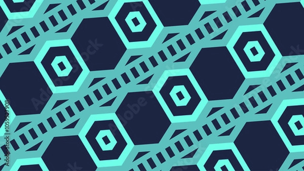 Obraz abstract background with squares