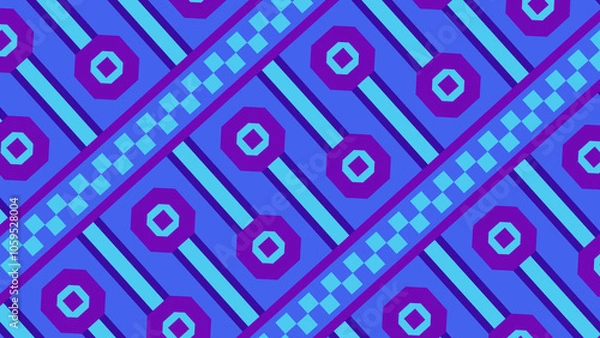 Obraz abstract background with circles