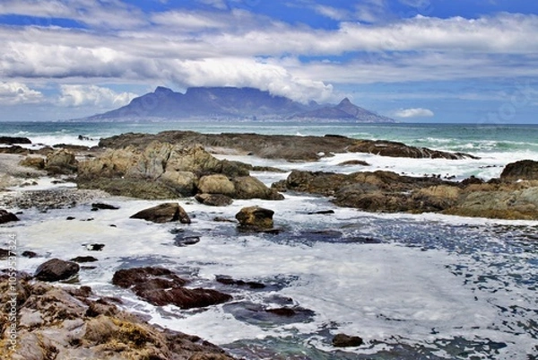 Obraz Blick über Table Bay auf Kapstadt
