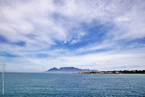 Obraz Blick über Table Bay auf Kapstadt