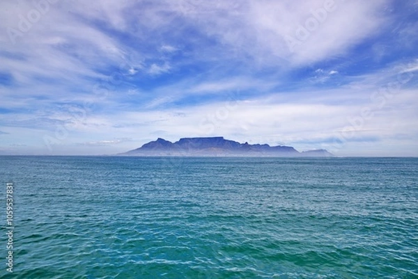 Obraz Blick über Table Bay auf Kapstadt