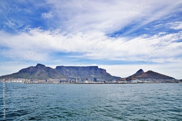 Obraz Blick über Table Bay auf Kapstadt