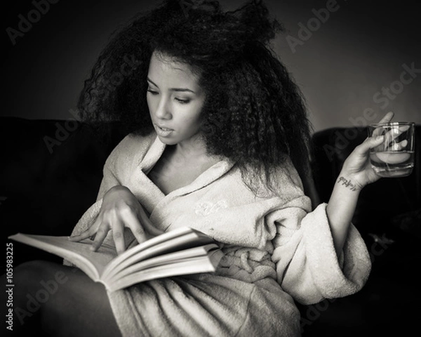 Obraz reading a book