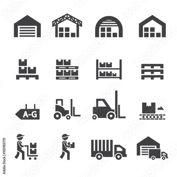 Obraz warehouse icon