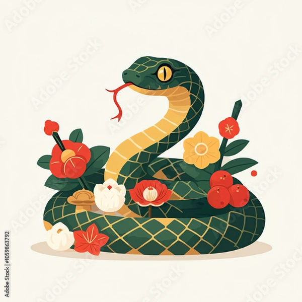 Obraz 祝賀の巳申