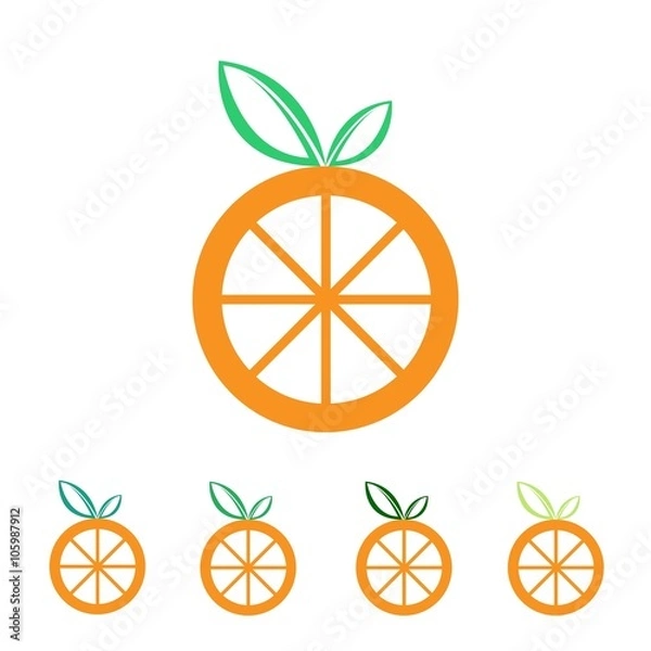 Obraz natural logo icon Vector