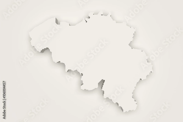 Fototapeta Belgium map