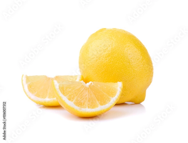 Obraz lemonds  on  the  white  ground