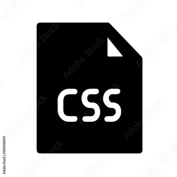 Fototapeta CSS File Icon