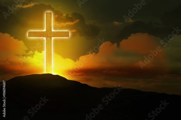 Obraz Glowing Cross