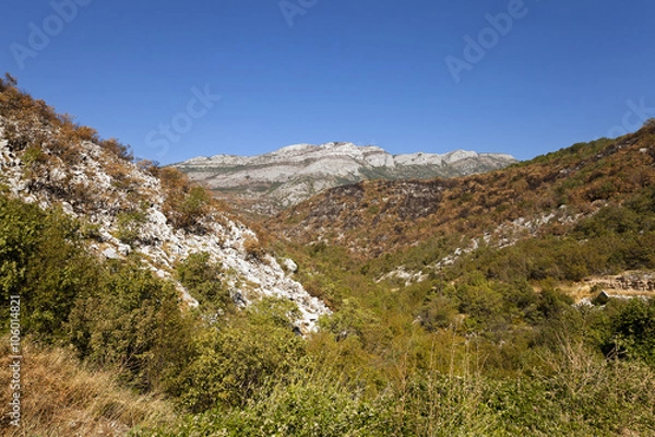 Fototapeta the mountain district  