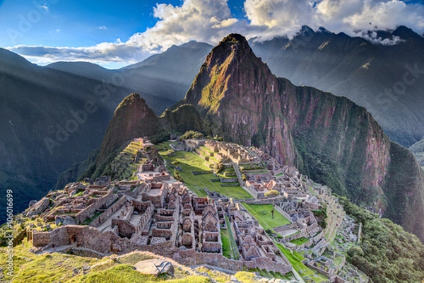 Obraz Machu Picchu sacred lost city of Incas in Peru