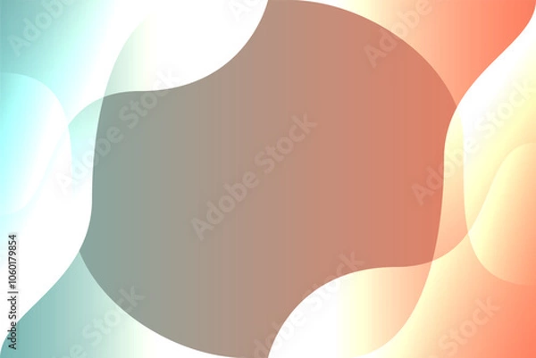 Obraz Green And Orange Abstract Background