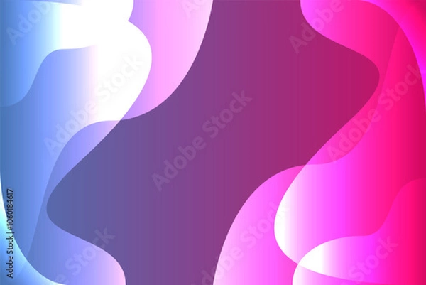 Obraz Blue And Pink Abstract Background Style