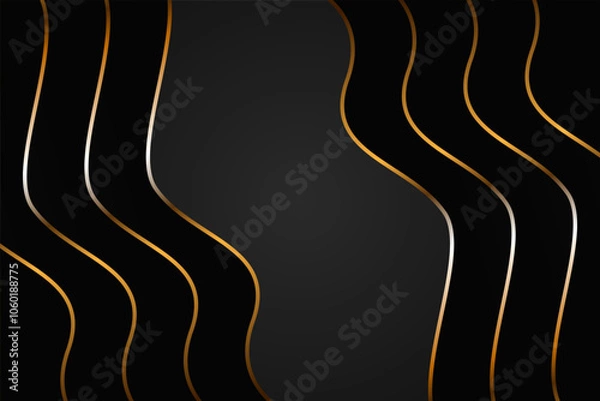 Obraz Yellow Luxury Abstract Background Style