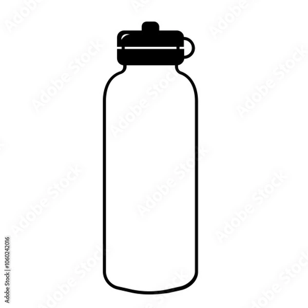 Obraz Icon a Bottle drink simple design