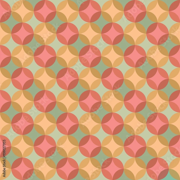 Fototapeta  Circle Mosaic Pattern