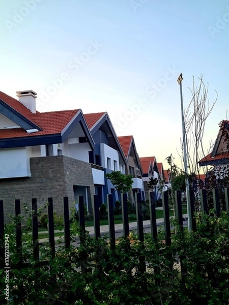 Obraz houses on the beach