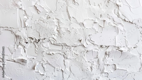 Obraz Texture of Stucco Background in White.