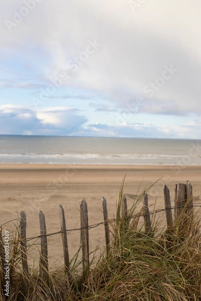 Obraz beach and fence