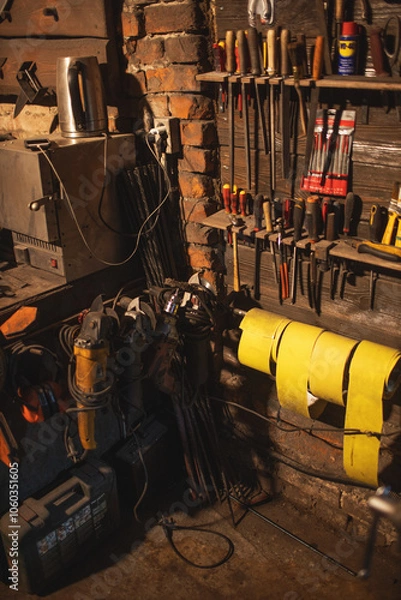 Fototapeta The blacksmith shop