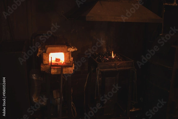 Fototapeta The blacksmith shop